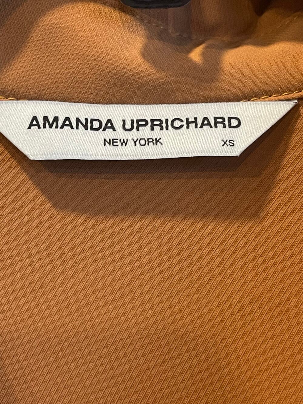 Amanda Uprichard Long Sleeve Pierre Dress - Pecan Color Size XS